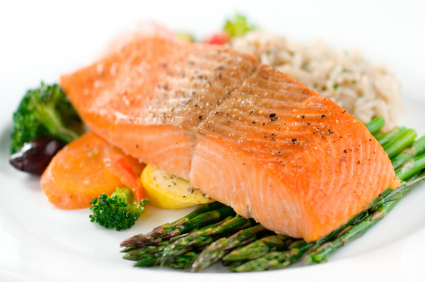 Omega 3 rich salmon