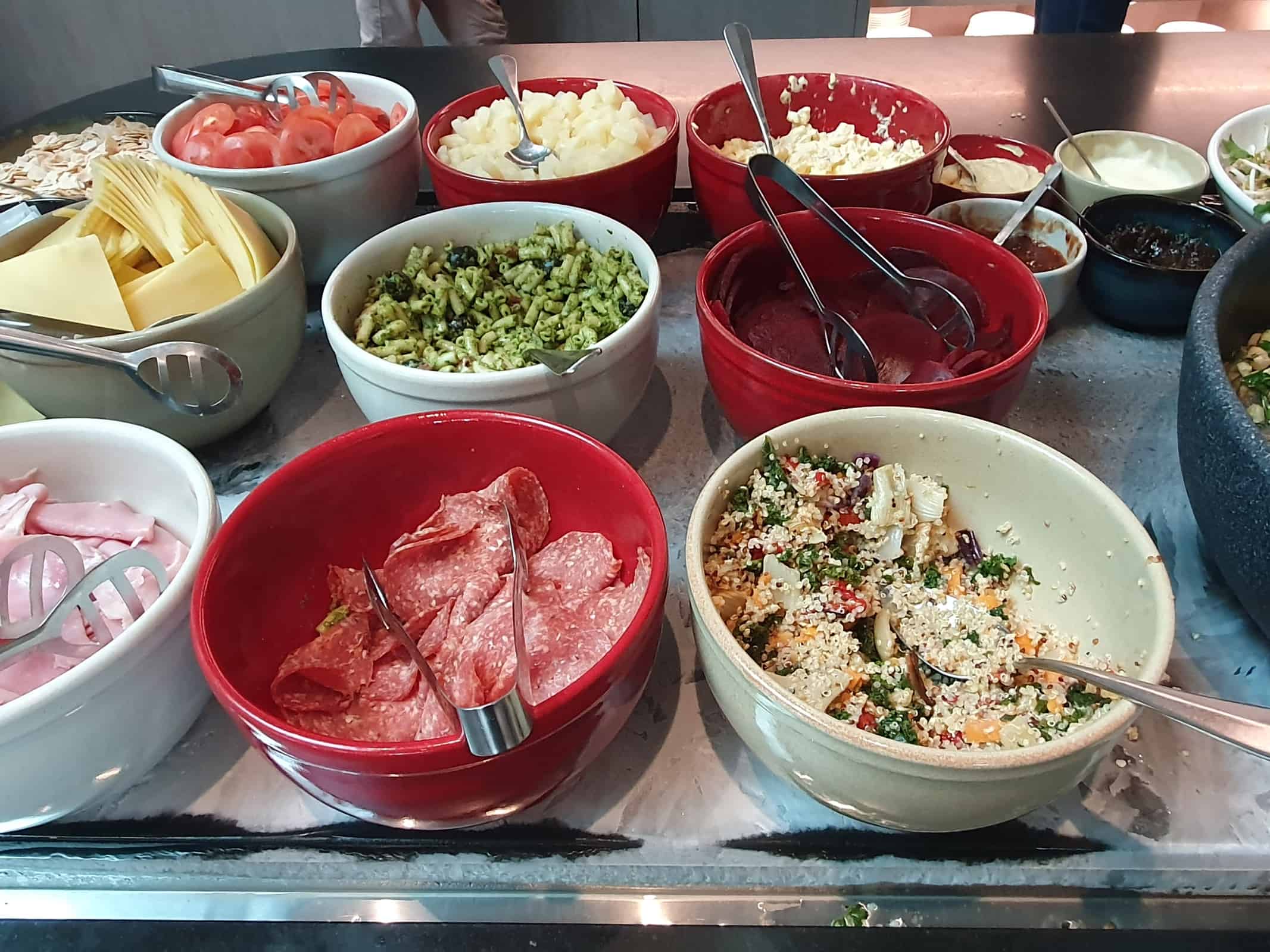 Qantas Business Lounge Melbourne Domestic Food and Nutrition Review (updated 2024) - Qantas Business Lounge Melbourne domestic nutrition lounge review