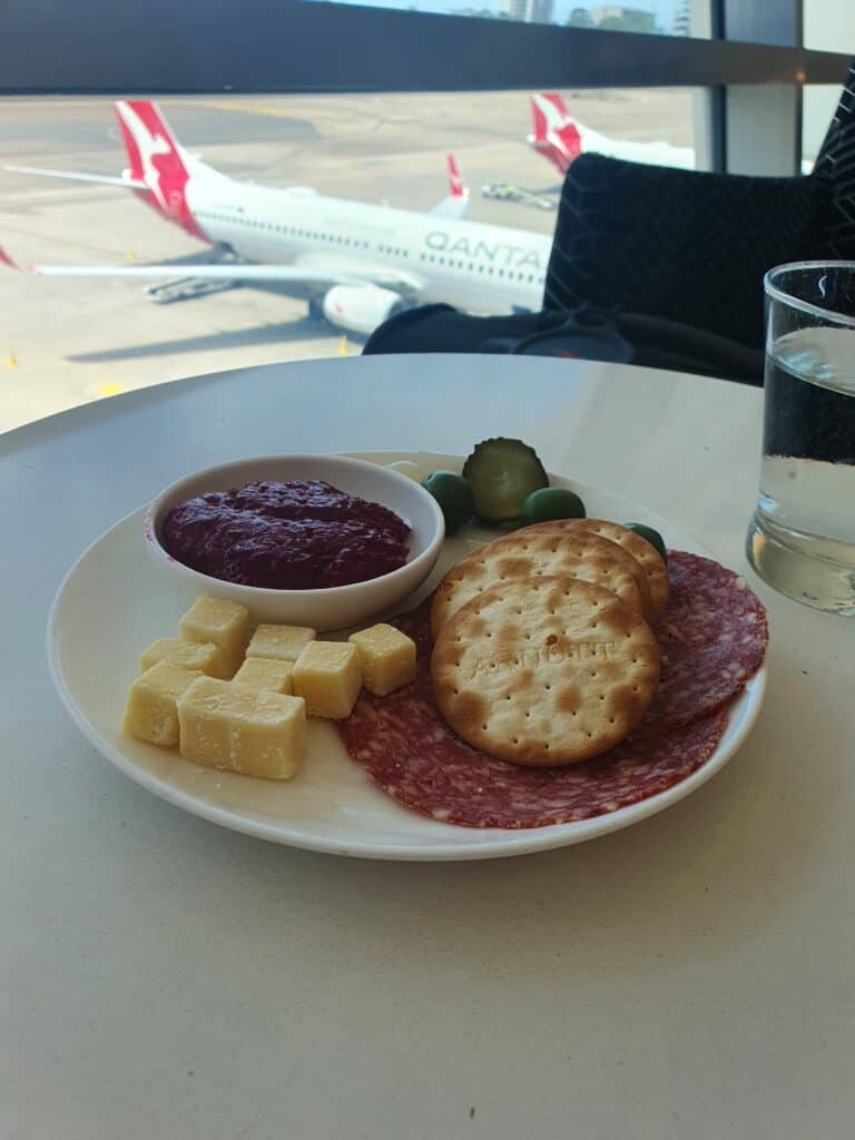 Qantas Business Class Lounge Sydney Domestic Food and Nutrition Review (Covid period 2021) - Qantas Business Class Lounge Sydney
