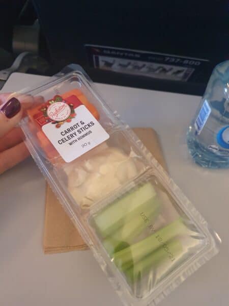 Why you should rethink snacks on planes. - snacks