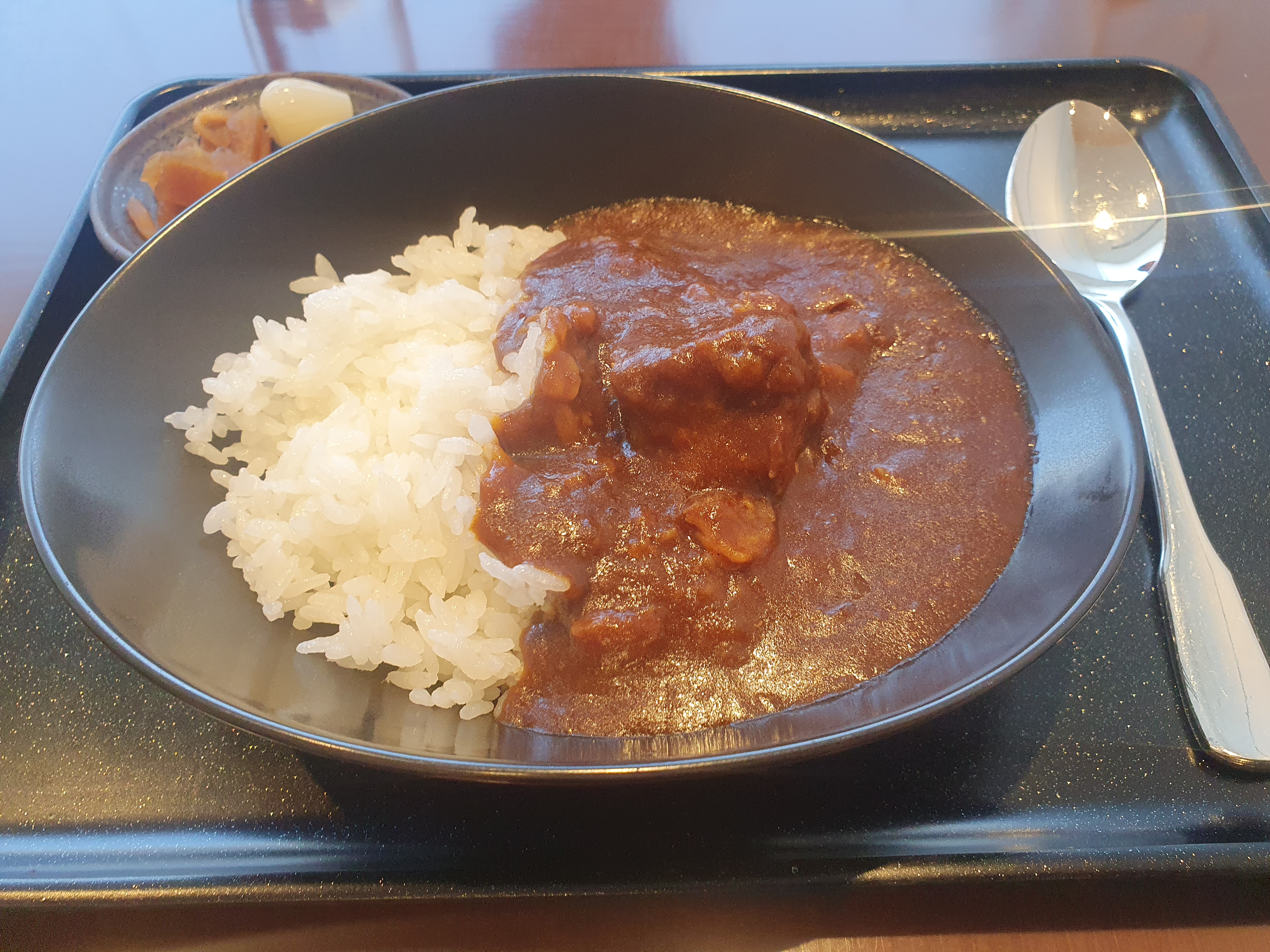 Japanese Curry Japan Airlines First Class Lounge