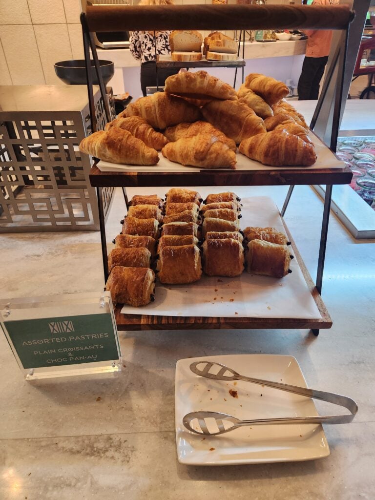 Pastries Fiji Airways Premier Lounge