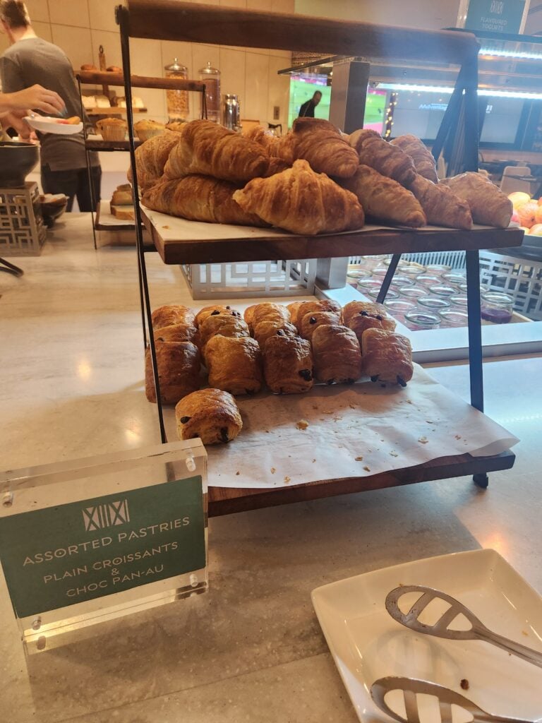 Pastries Fiji Airways Premier Lounge October 2025