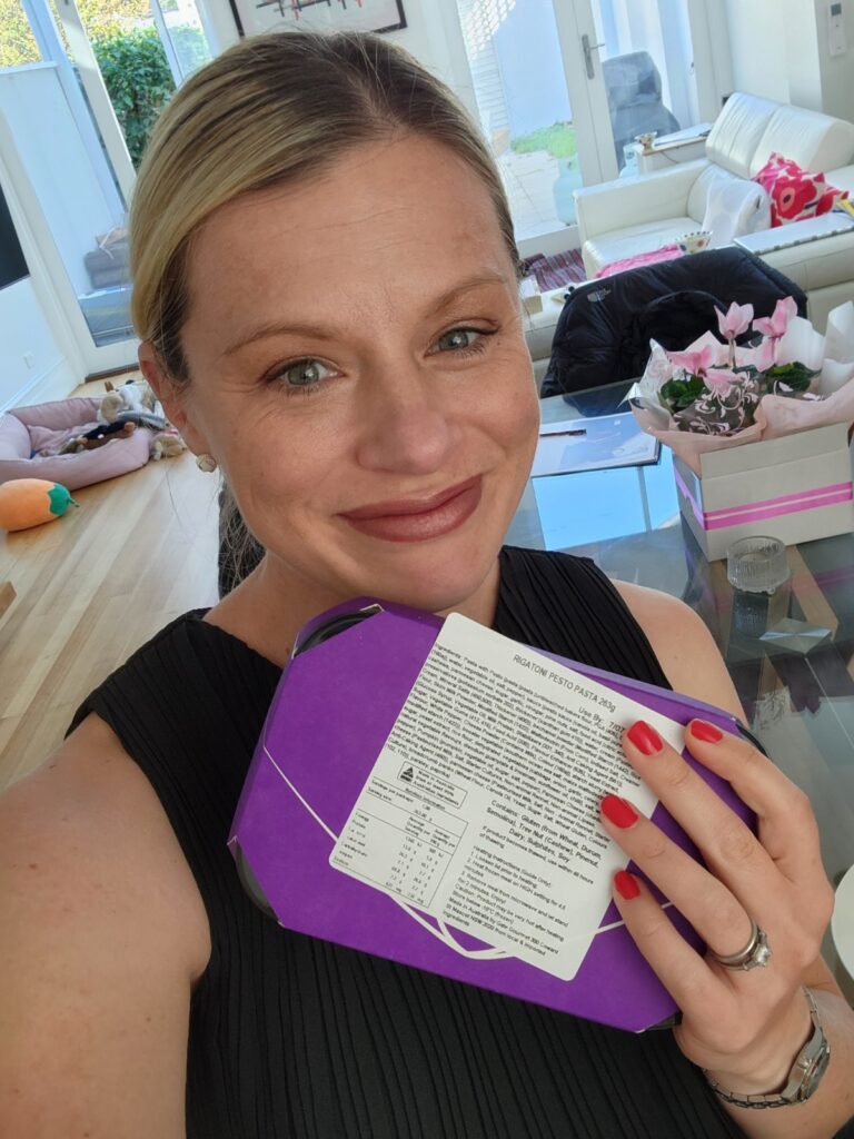 I bought airline meals to eat at home and was surprised at what I found. - airline meals Melissa Adamski travel dietitian trying airline meals at home