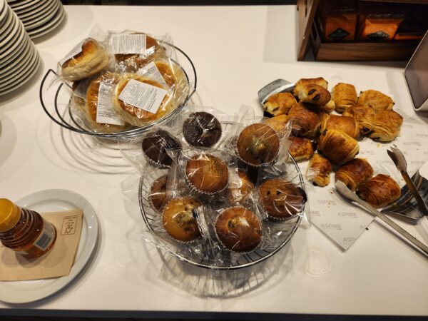 Muffins and pastries Aspire Lounge Cork