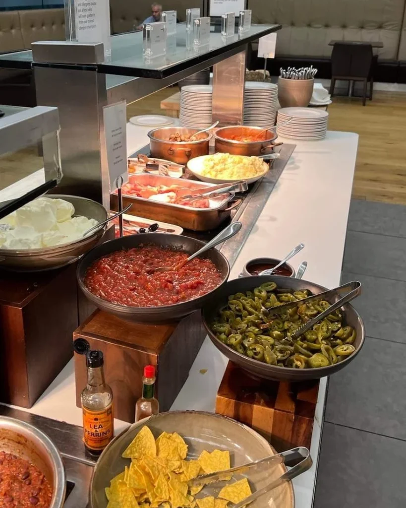 British Airways Galleries First Lounge T3 London Heathrow Food and Nutrition Review (breakfast) - British Airways Galleries First Lounge T3 London Heathrow buffet