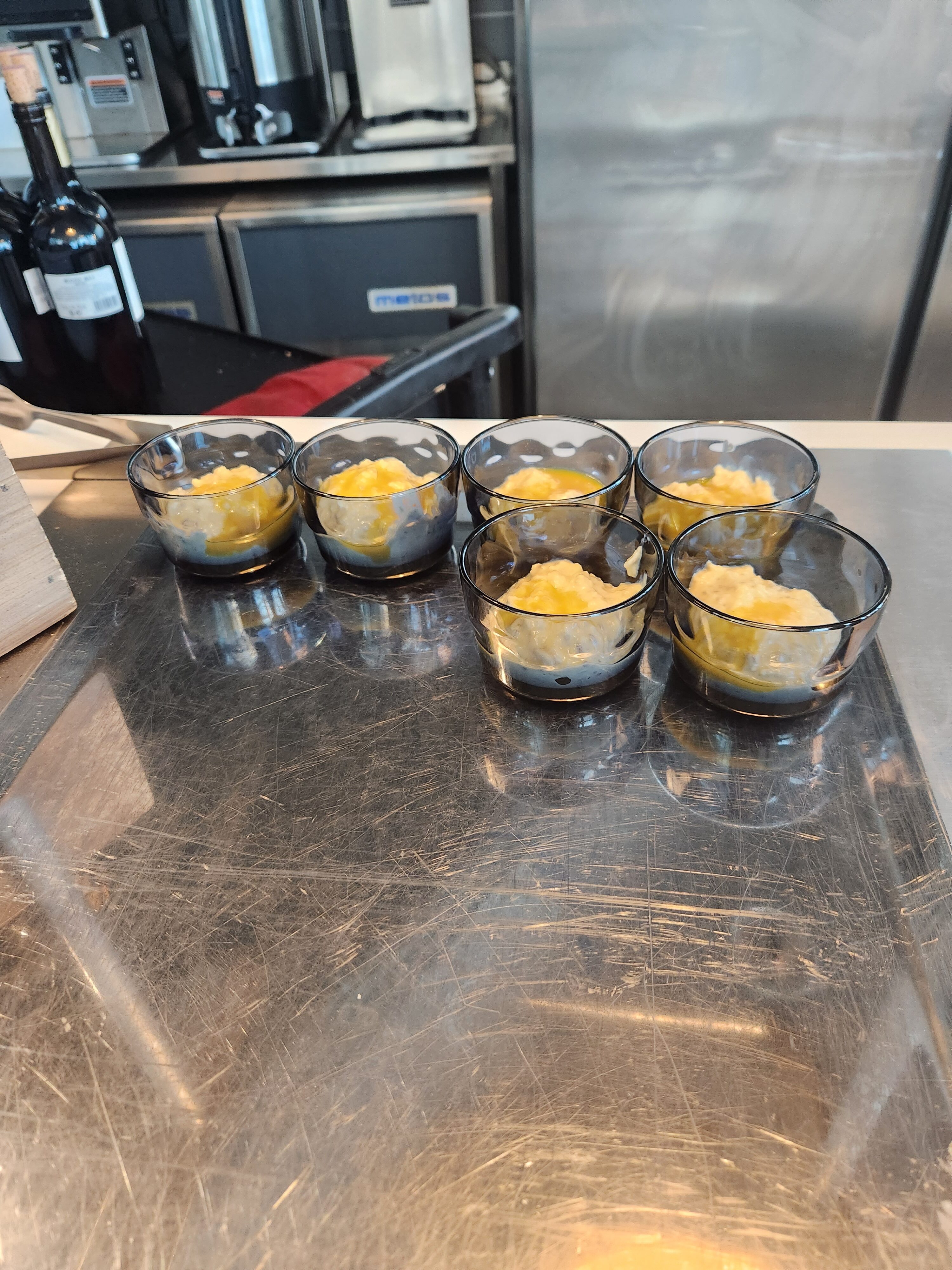 Finnair Lounge chia puddings