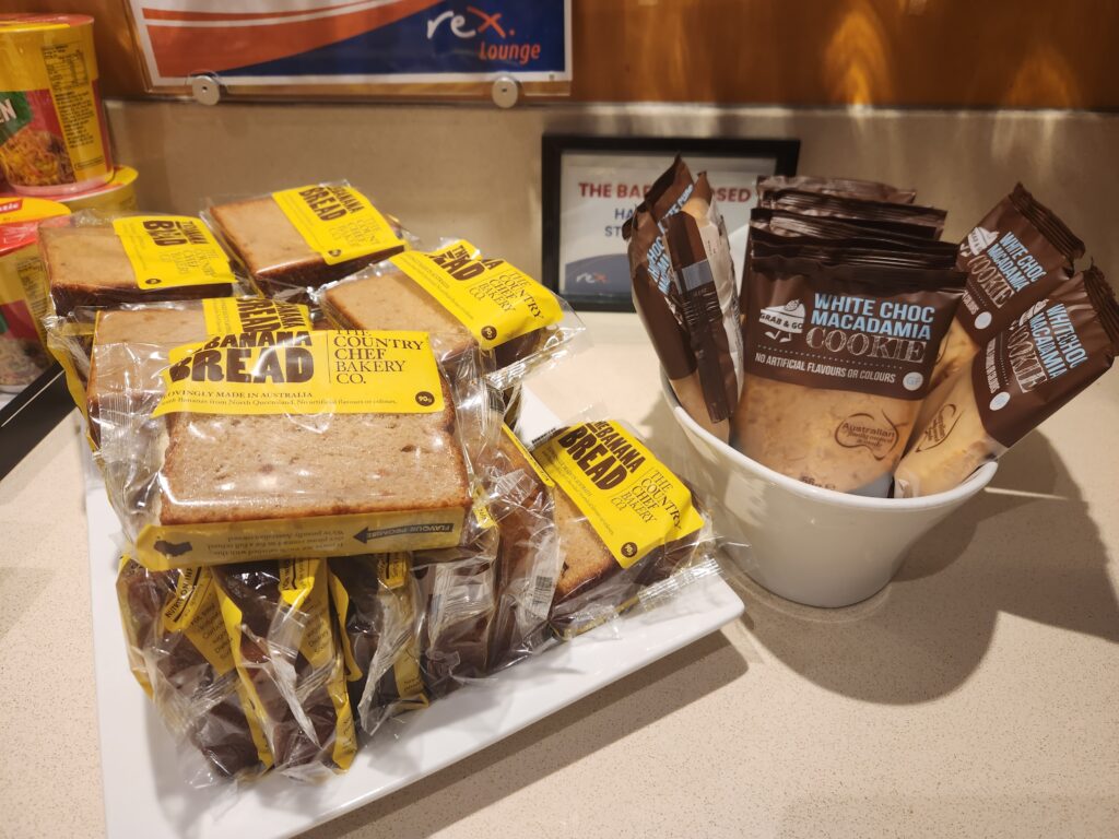 Rex Lounge Sydney snacks