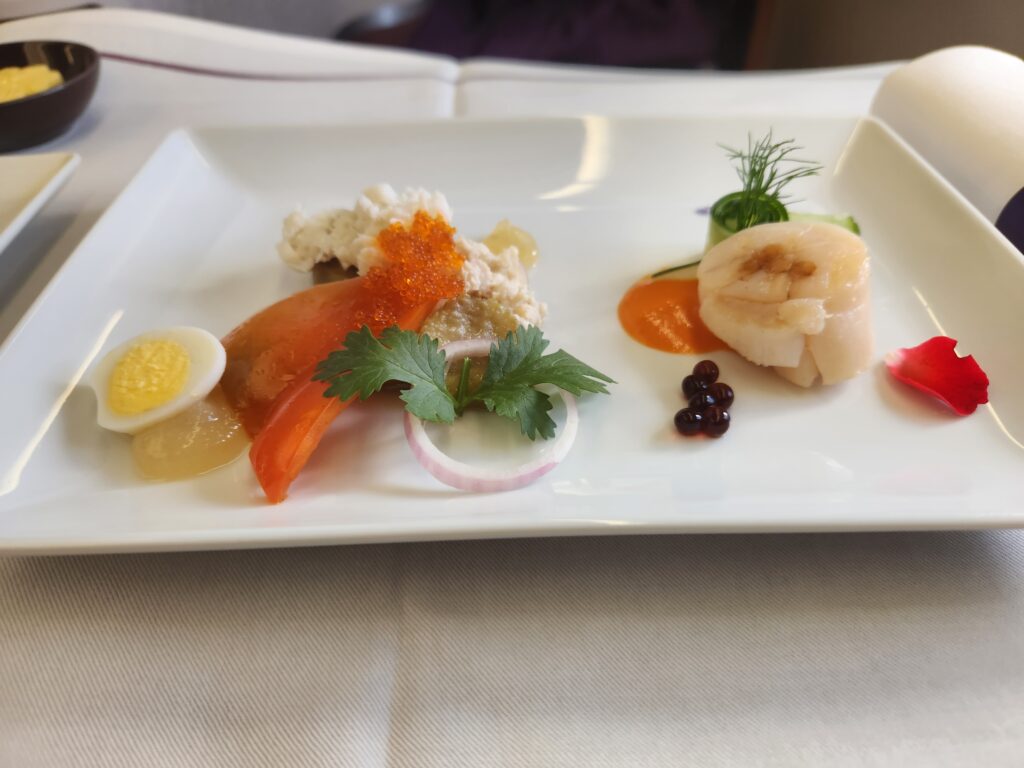What's the best business class food when flying between Australia and Asia? - best business class food