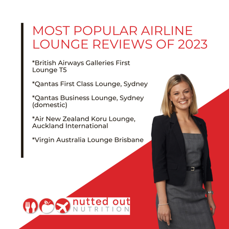 airport lounge food review