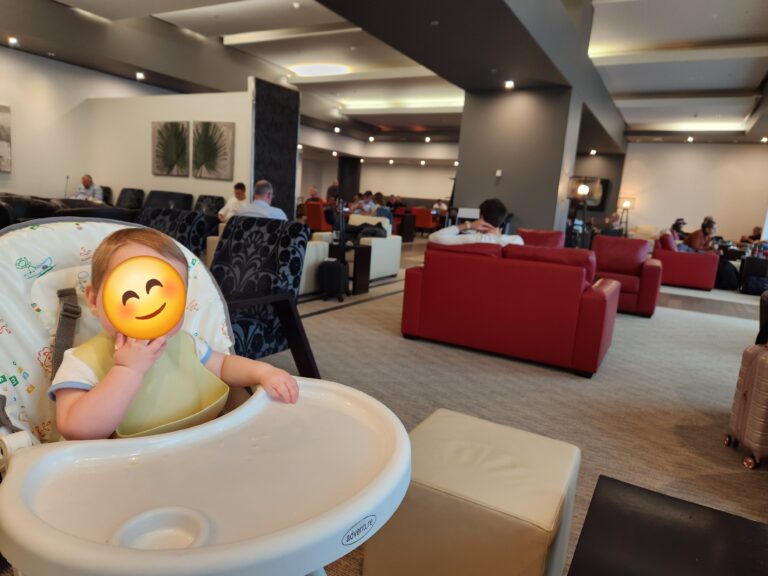 travelling with kids 1 year old manaia lounge