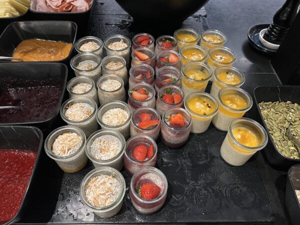 Qantas Business Lounge Melbourne Domestic (Breakfast) Food and Nutrition Review (updated 2024) - Qantas Business Lounge Melbourne Domestic Qantas business lounge melbourne 2024 food review
