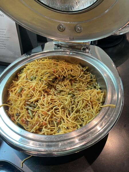 Qantas Business Lounge Melbourne Domestic Food and Nutrition Review (updated 2024) - Qantas Business Lounge Melbourne domestic Qantas business lounge melbourne stir fried noodles
