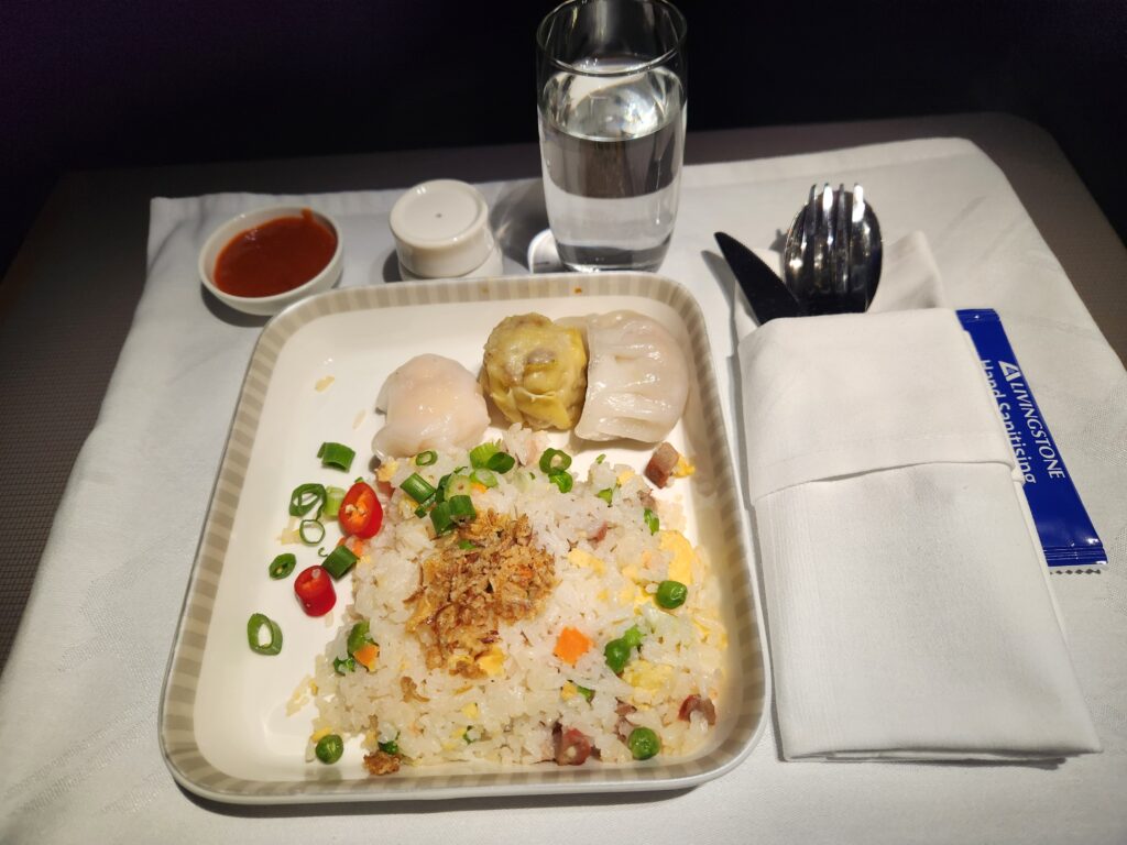 What's the best business class food when flying between Australia and Asia? - best business class food