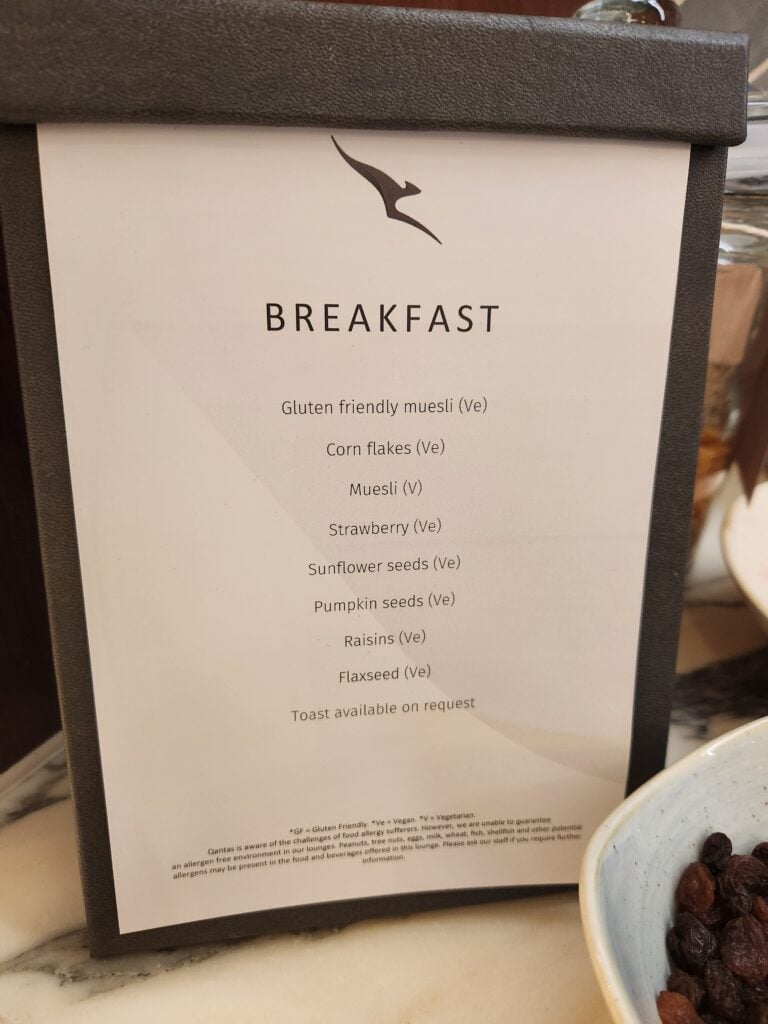 Qantas London Lounge Food and Nutrition Review (Breakfast) (Updated 2024) - Qantas London Lounge Qantas London Lounge Food and Nutrition Review (Breakfast) (Updated 2024) - Qantas London Lounge
