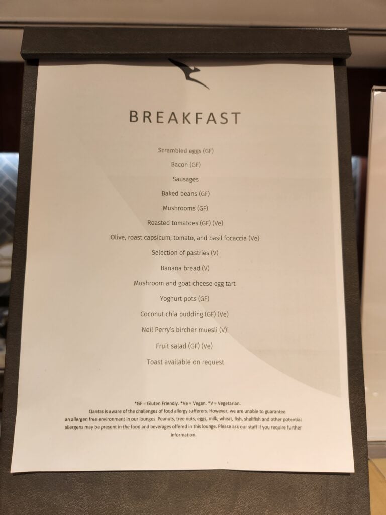 Qantas London Lounge Food and Nutrition Review (Breakfast) (Updated 2024) - Qantas London Lounge Qantas London Lounge Food and Nutrition Review (Breakfast) (Updated 2024) - Qantas London Lounge
