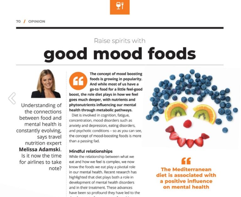 food, travel and mental health