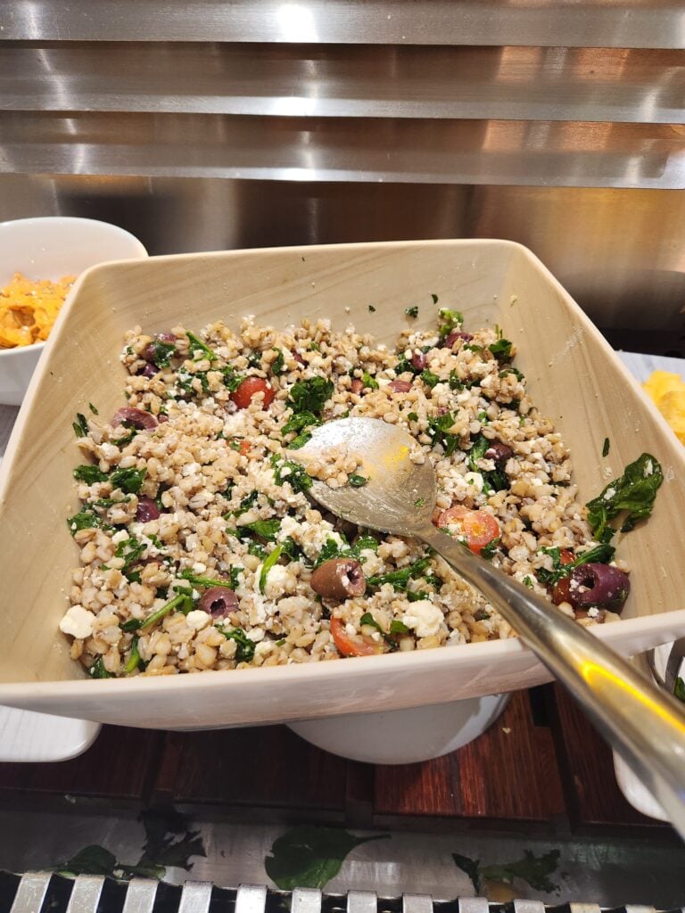 Marhaba Lounge Melbourne Food and Nutrition Review - Marhaba Lounge Melbourne food Barley salad Marhaba lounge Melbourne