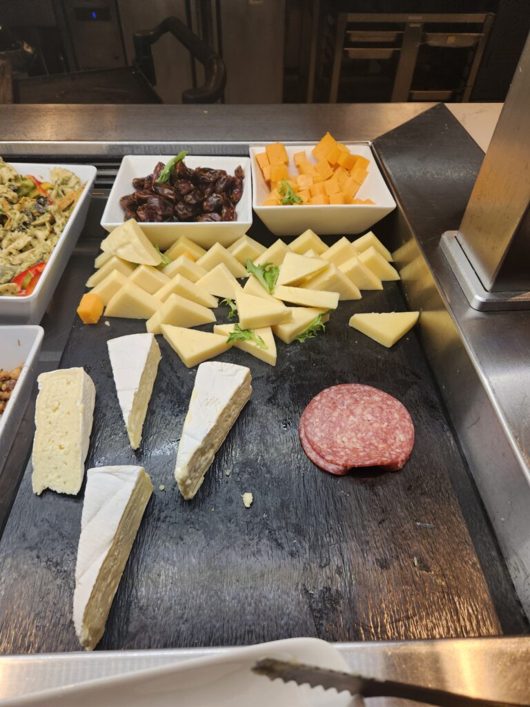 Amex Centurion Lounge Sydney Food and Nutrition Review - Amex Centurion Lounge Sydney Food Cheese board Amex Centurion Lounge Sydney Food