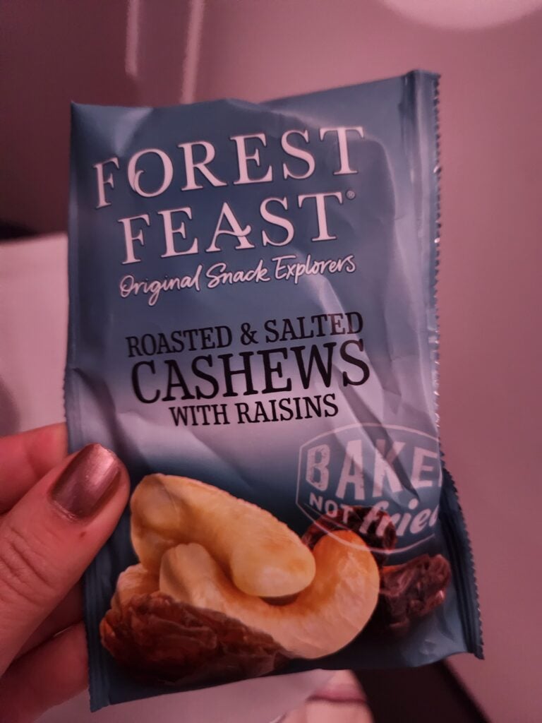 British Airways Business Class Food Review - Johannesburg to London (Heathrow) - British Airways Business Class food Nuts and dried fruit