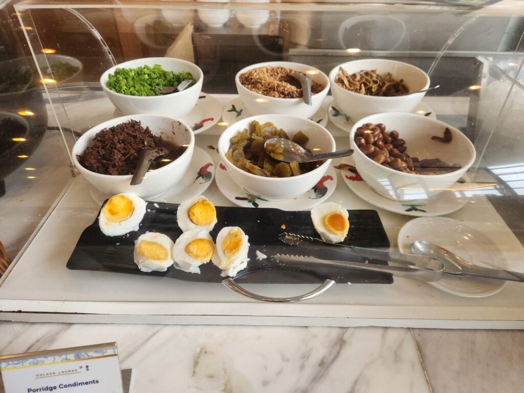 Porridge Condiments Malaysia Airlines
